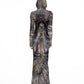 COVET fine knit hooded gown PATINA