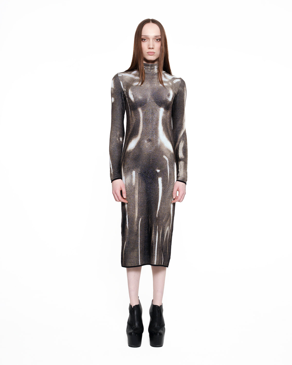 BRASS fine knit dress