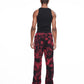 CANINE heavy knit joggers RED