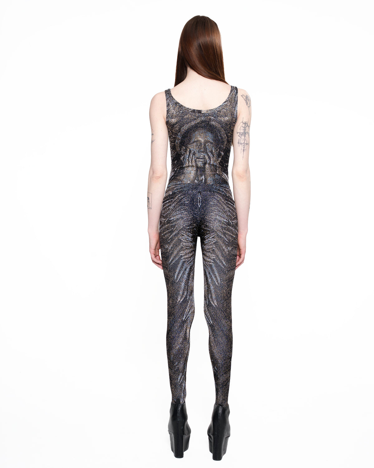 WING fine knit leggings PATINA