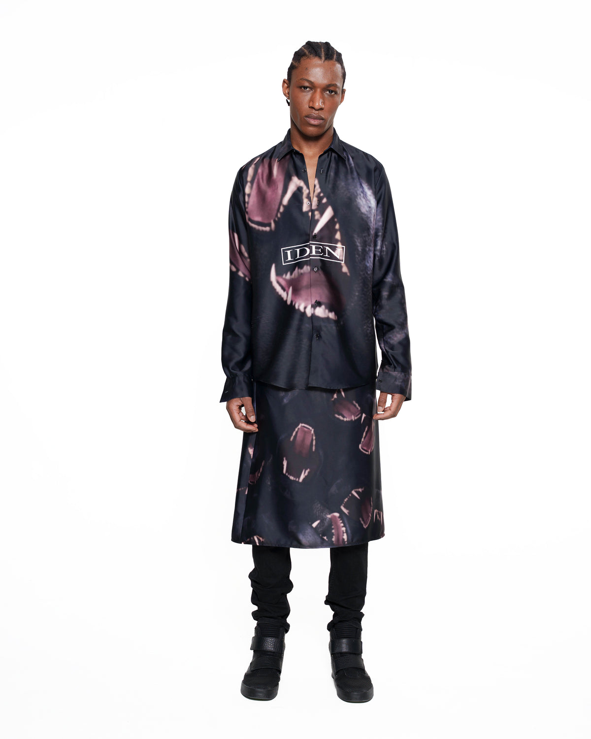 CANINE faux silk shirt