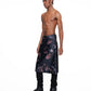 CANINE faux silk skirt