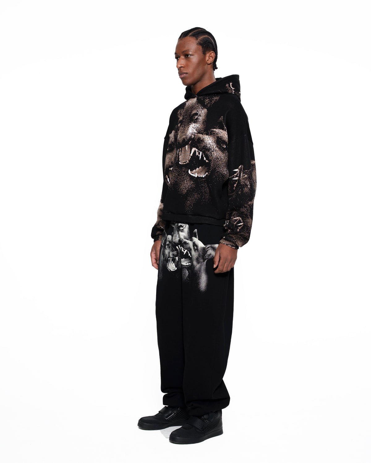 CEBERUS heavy knit hoodie