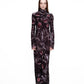 CANINE fine knit distressed gown