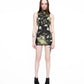 CANINE fine knit tank/dress GREEN