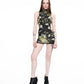 CANINE fine knit tank/dress GREEN