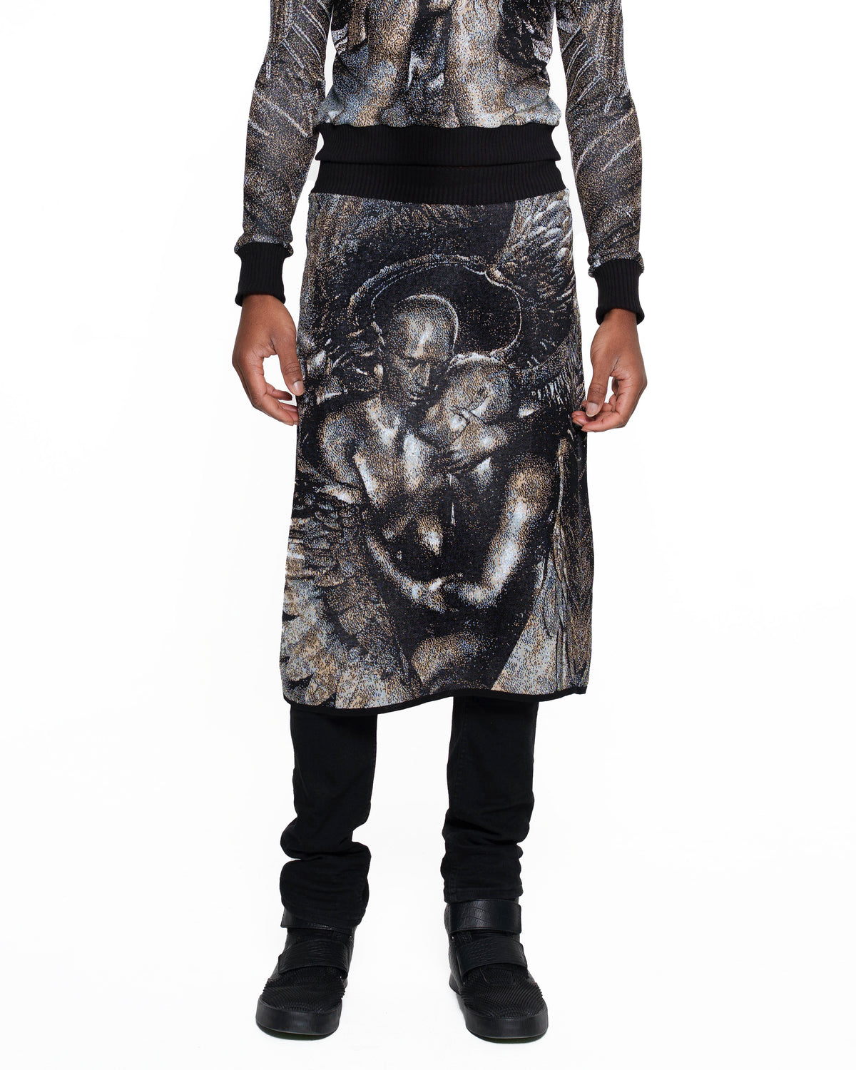 PROTECTOR fine knit midi skirt PATINA