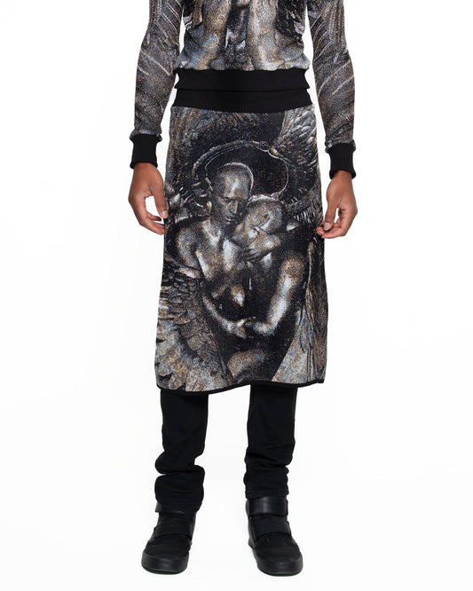 PROTECTOR fine knit midi skirt PATINA