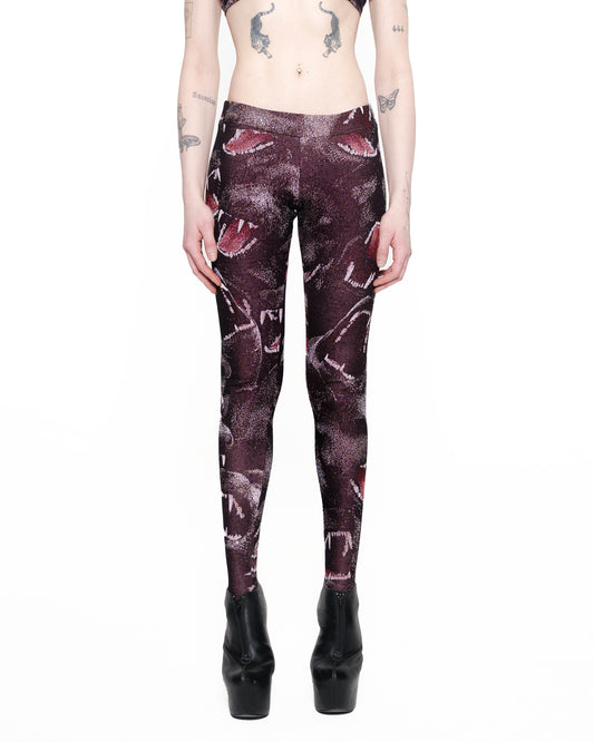 CANINE fine knit leggings