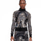 COVET fine knit turtleneck PATINA