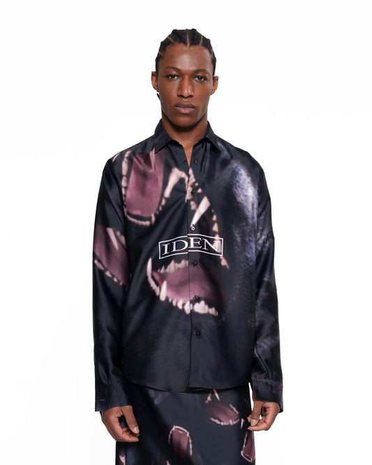 CANINE faux silk shirt