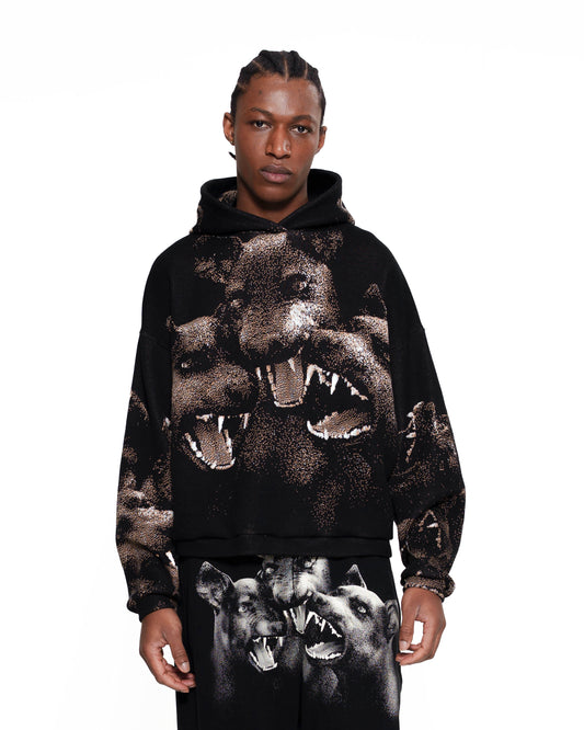 CEBERUS heavy knit hoodie