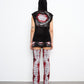 GAUGE hooded fine knit vest