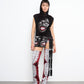 GAUGE fine knit wrap skirt
