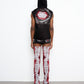 GAUGE hooded fine knit vest