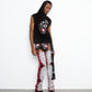 GAUGE hooded fine knit vest