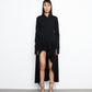 STUD detachable high low dress
