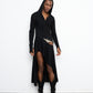 STUD detachable high low dress