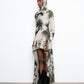 DIRT fine knit high low dress