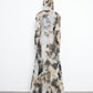 DIRT fine knit high low dress