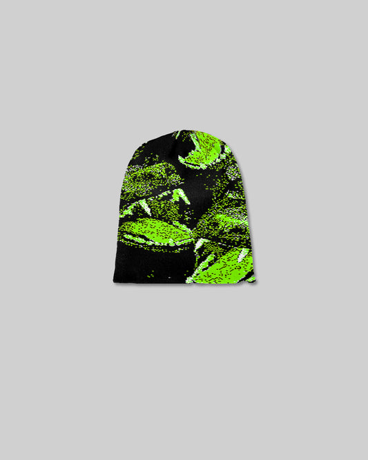 CANINE beanie NEON GREEN