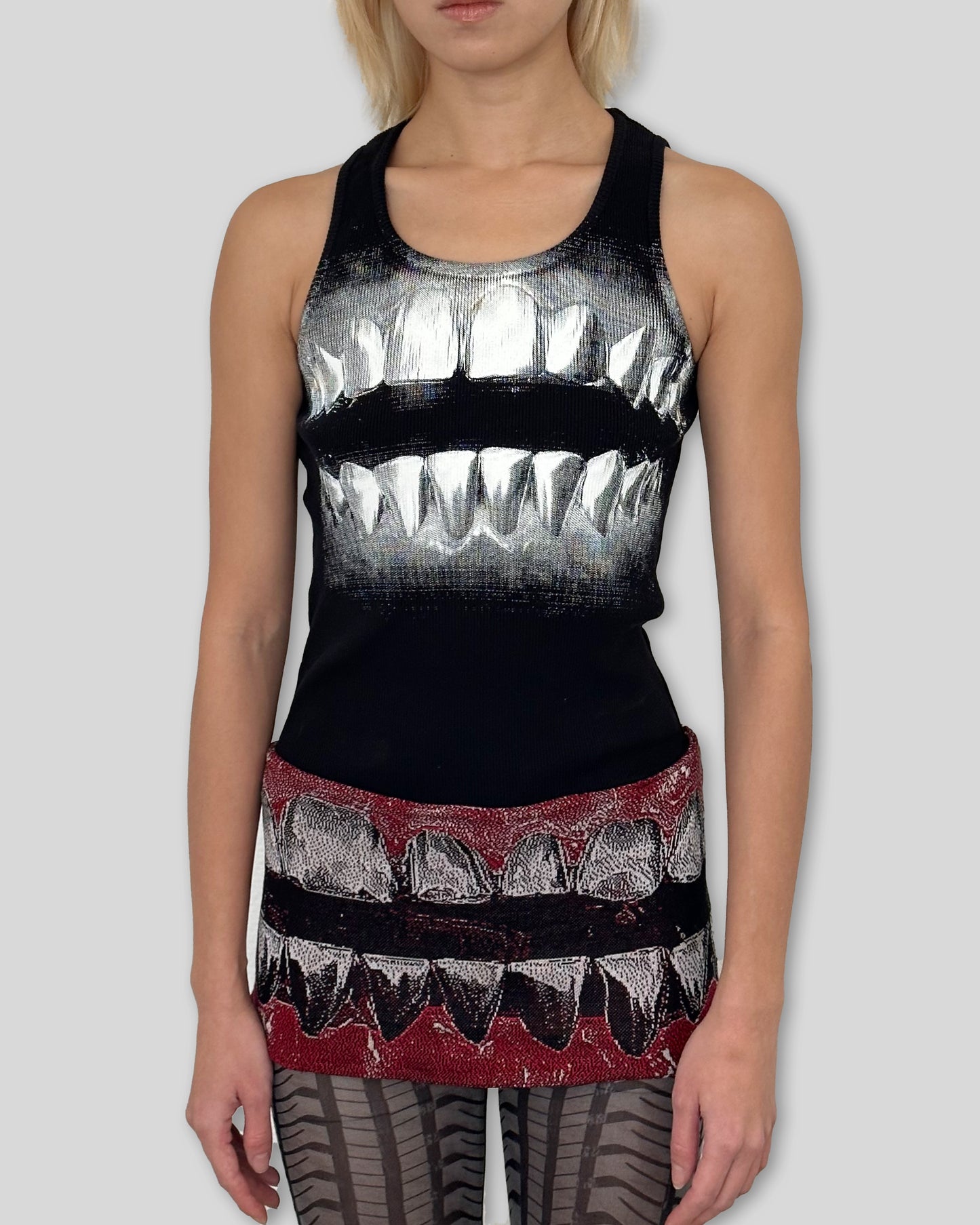 dentes tank top black