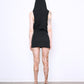 STUD hooded top black
