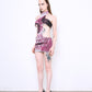 SKULL fine knit reversible cross dress