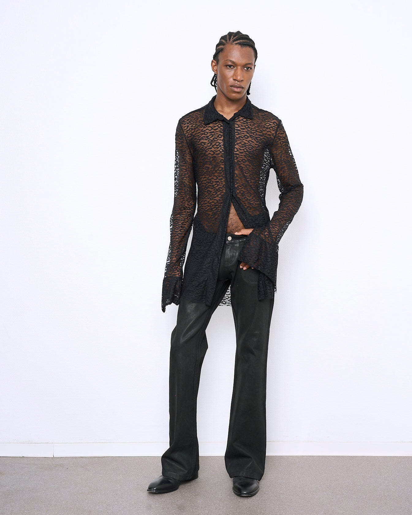 LACE button down