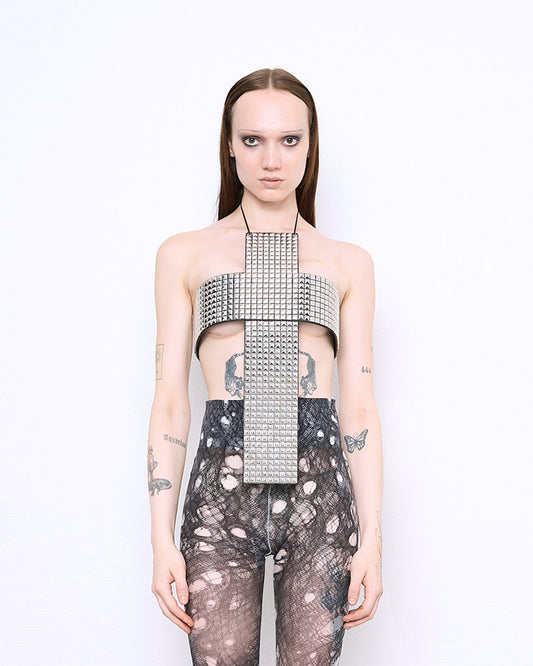 CROSS STUD top
