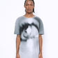 FLARE fine knit t-shirt