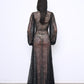 LACE hooded gown