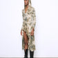 STUD detachable high low dress dirt
