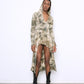 STUD detachable high low dress dirt