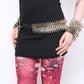 SPIKED belt
