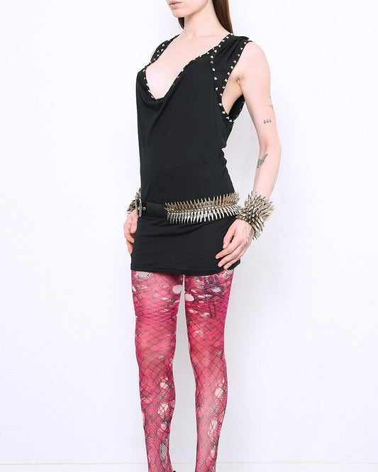 SPIKED belt