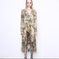 STUD detachable high low dress dirt