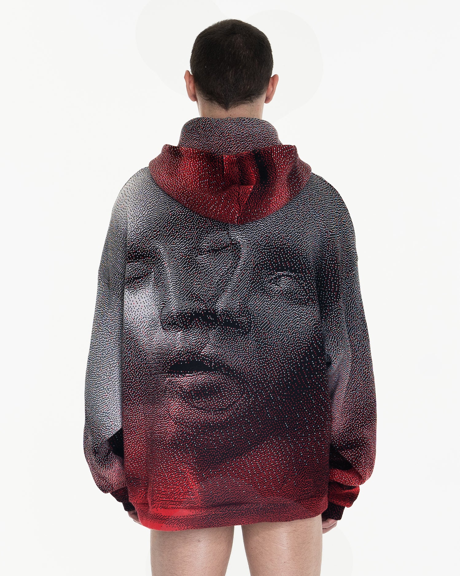 interface knit hoodie