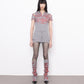 delinquent skirt grey