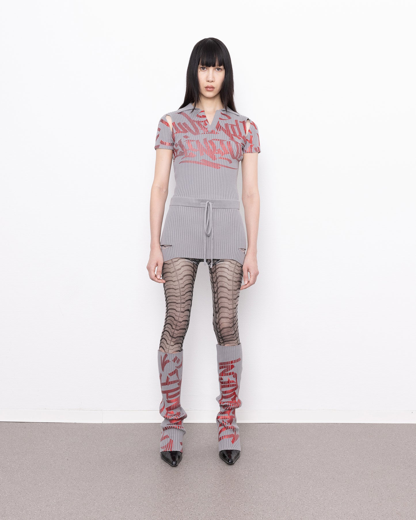 delinquent skirt grey