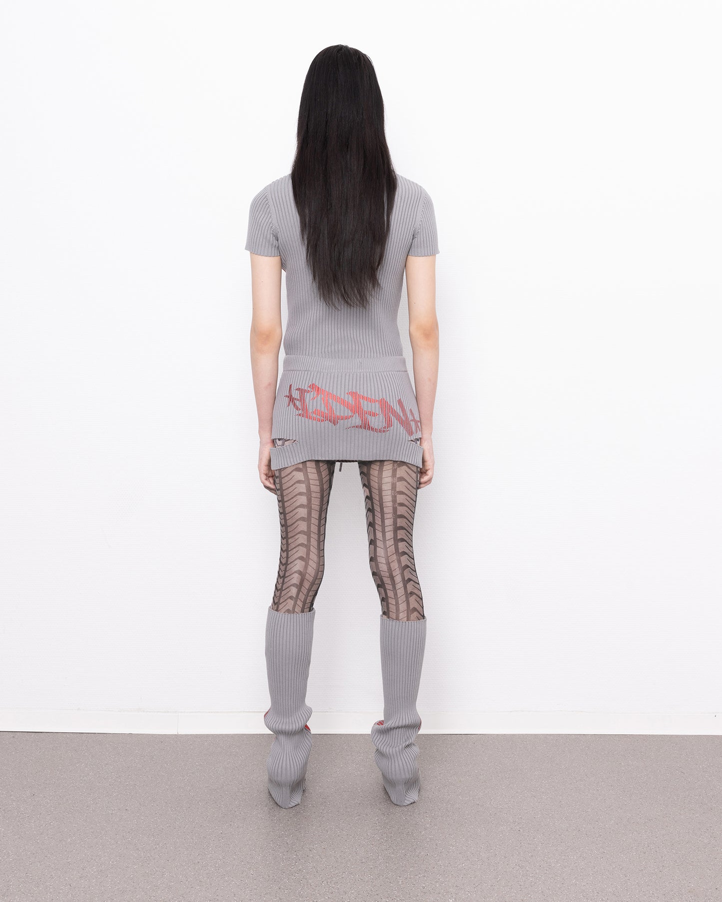 delinquent skirt grey