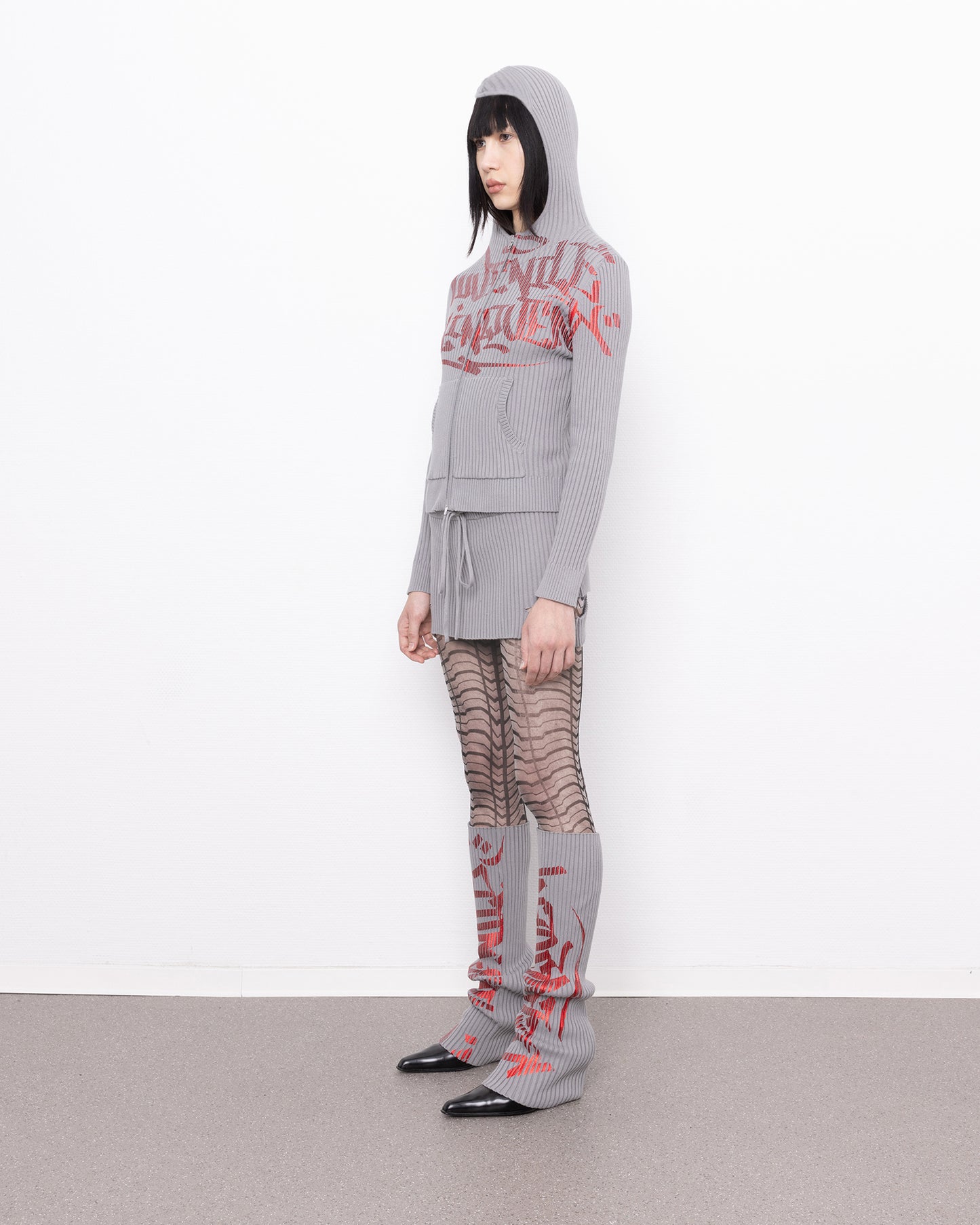 delinquent jacket grey