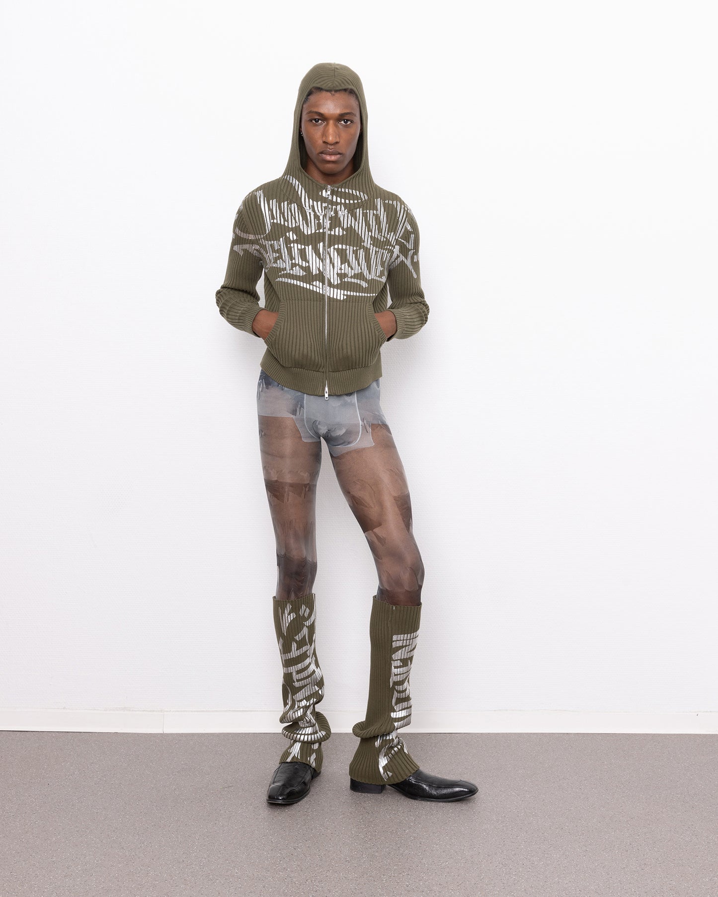 delinquent legwarmers olive