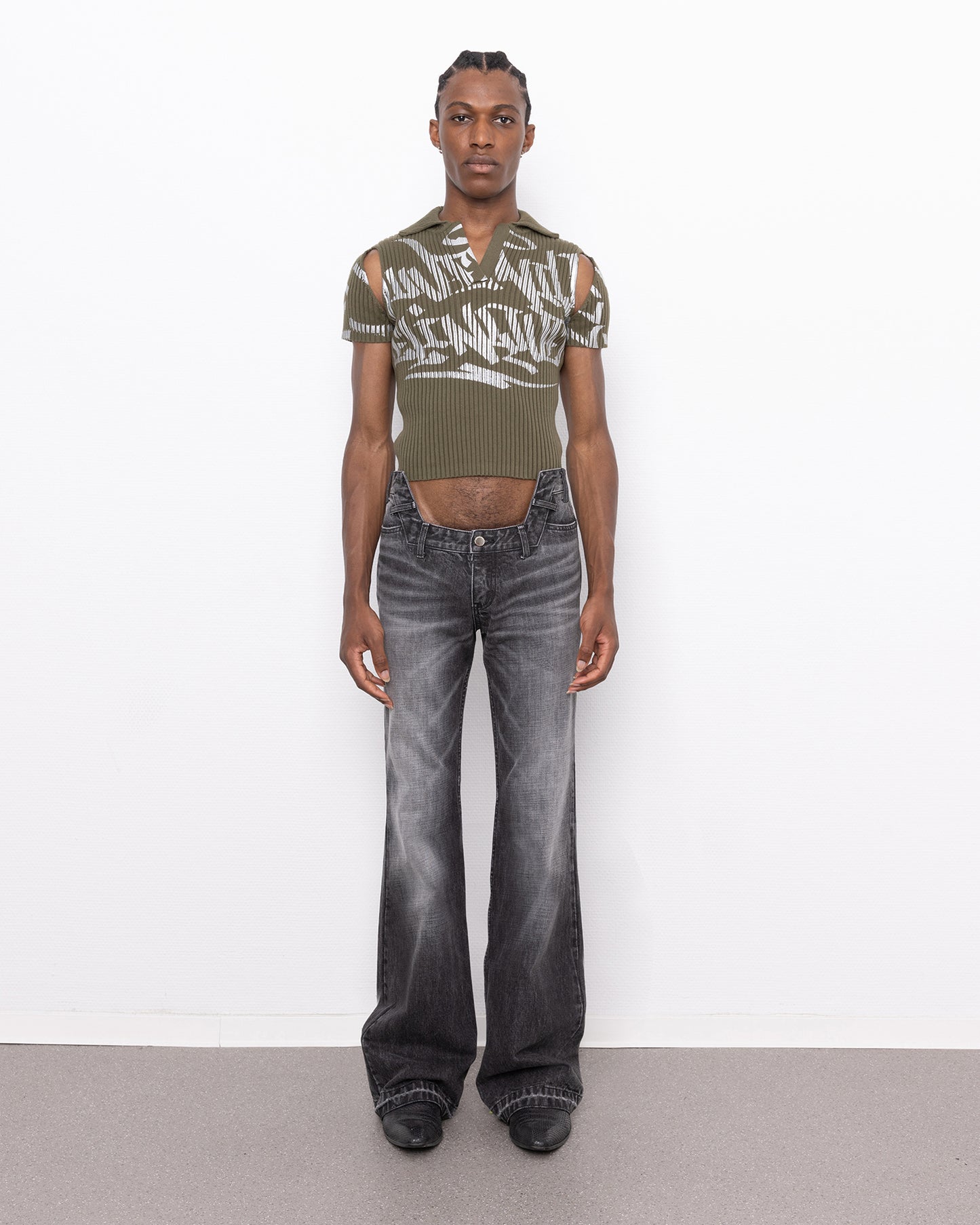 delinquent polo olive