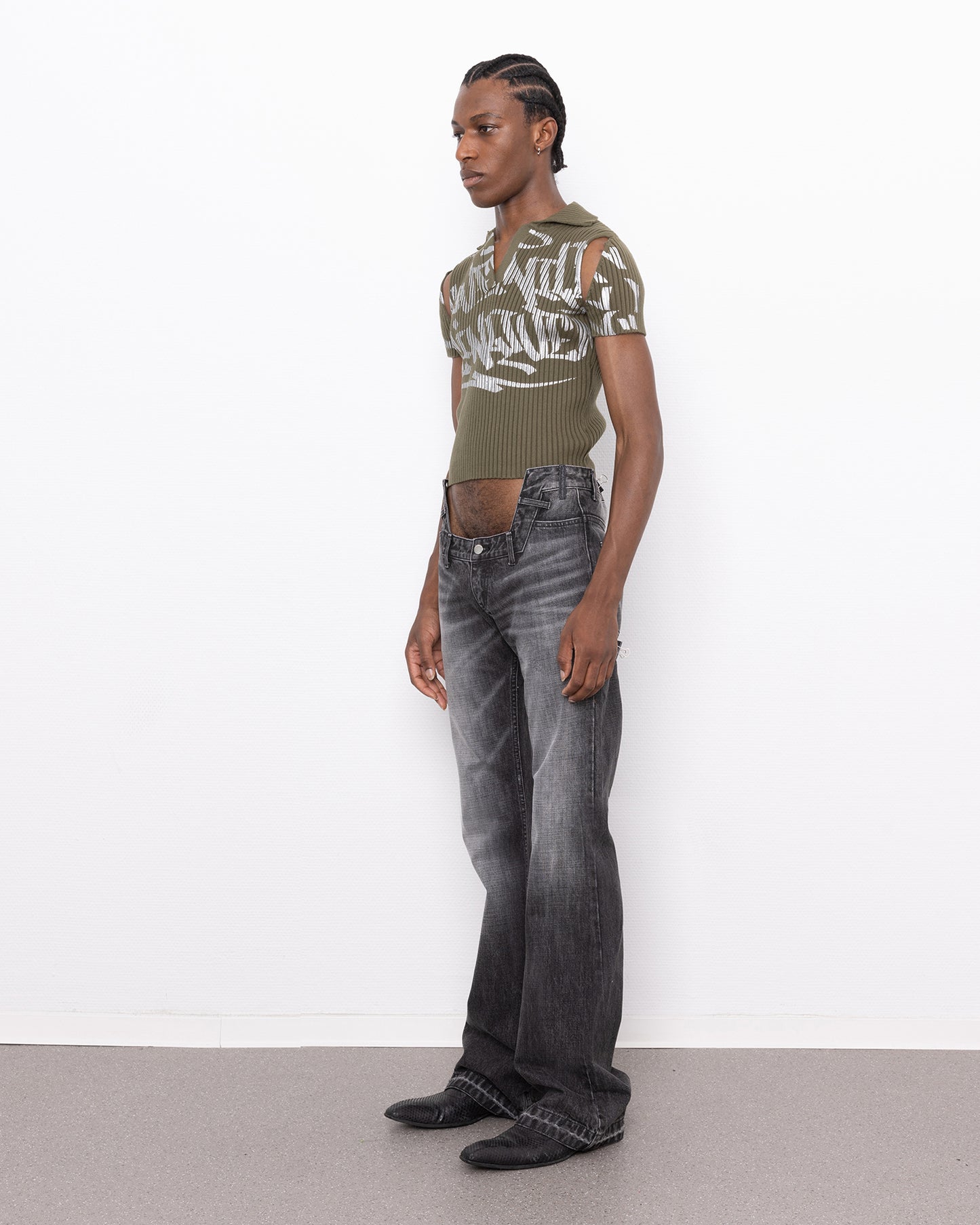 delinquent polo olive