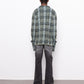 tartan teeth fine knit polo