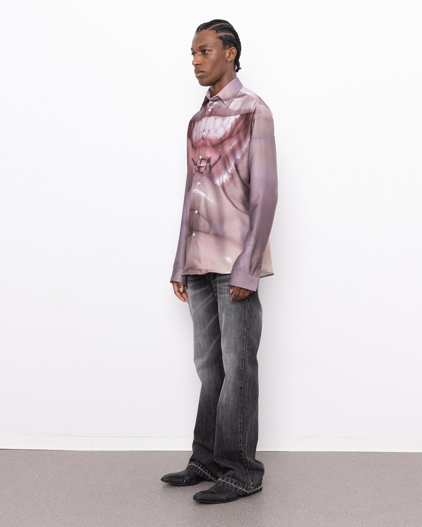 tat button down shirt