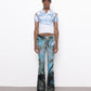 rune fine knit flared leggings