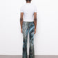 rune fine knit flared leggings