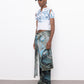 rune fine knit long wrap skirt